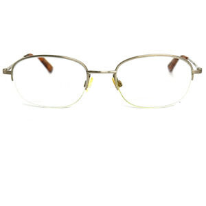 Flexon‎ Twain 600 710 Gold Rectangle Eyeglasses Frames 53-20 140 Men H19460